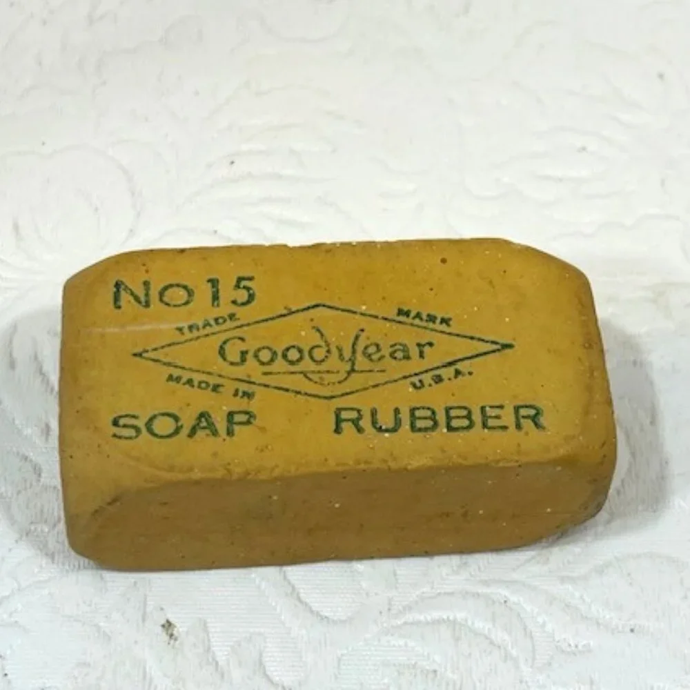 VTG 50's Goodyear Brand Pencil Eraser Number 15 Made In USA Soap Rubber 2.25